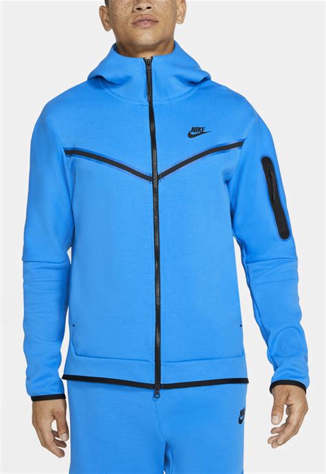 nike tech fleece blue